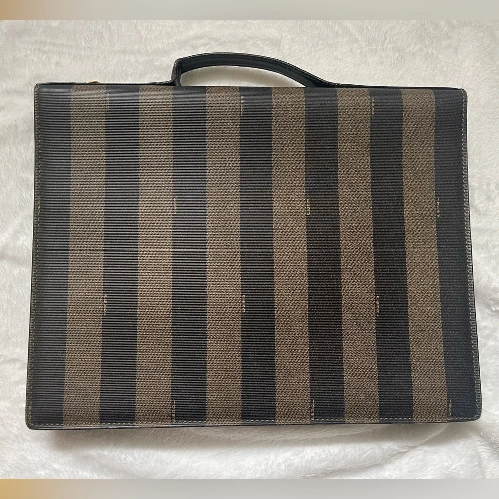 Fendi Pequin Briefcase